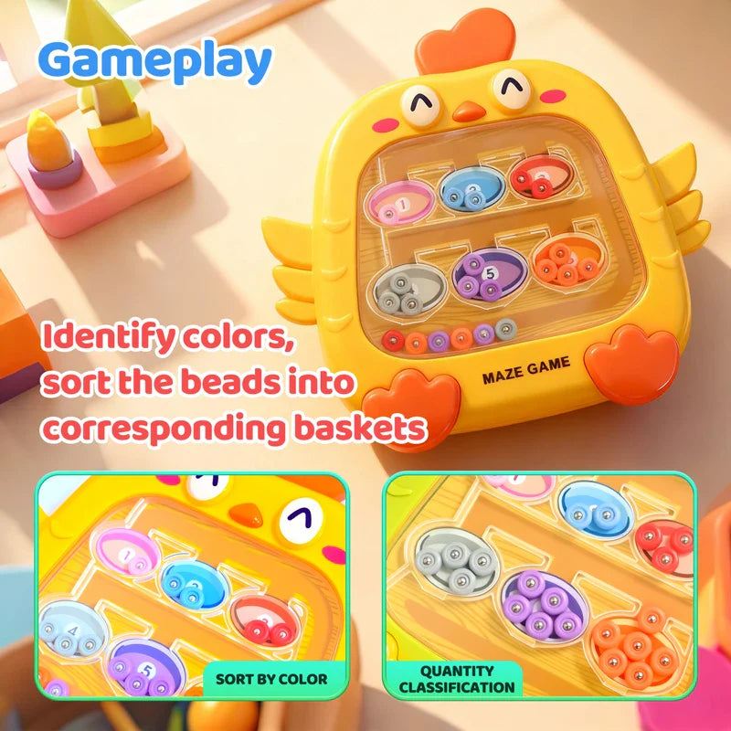 Color Number Maze – Ideal para llevar de viaje: laberinto magnético