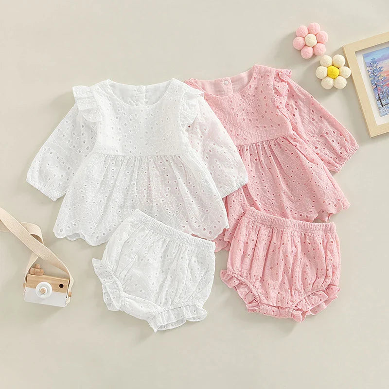 Mini Fashion™ – Colorido y clásico – Conjunto de algodón para niña