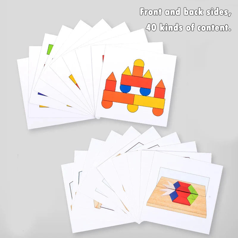 Reflection Play™ – Reflejar y aprender – Puzzle de bloques con espejo