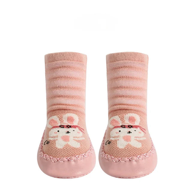 Toddler Non-slip Socks™ - Steps in Style - Calcetines con suela y estampado animal