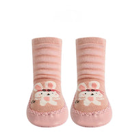 Thumbnail for Toddler Non-slip Socks™ - Steps in Style - Calcetines con suela y estampado animal