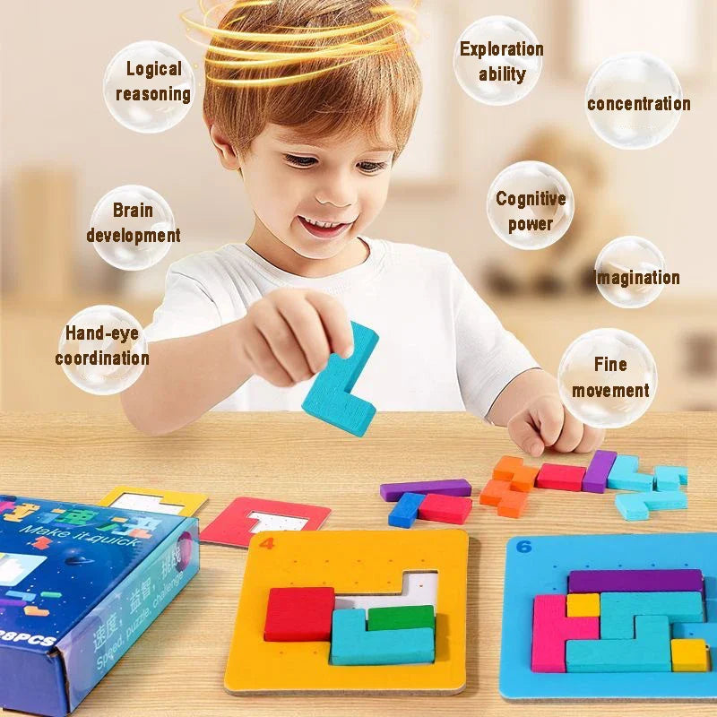 Tangram Puzzle™ - Rompecerebros - Piensa Puzzle