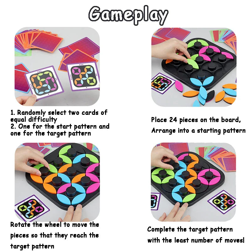 Rotating Logic™ - Rompecabezas desafiante - Juego giratorio de lógica