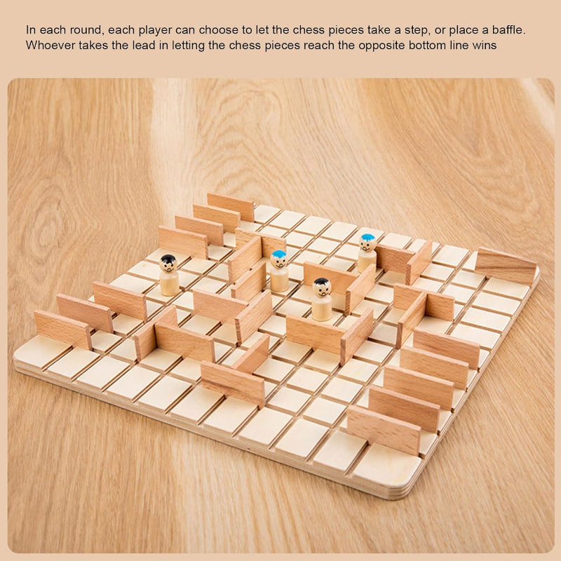 Wooden Chess Puzzle Game – Estrategia y reflexión – Juego de mesa