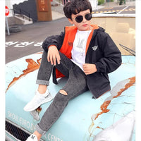 Thumbnail for Reversible Kids Jacket – Impermeable y cortavientos – Chaqueta ligera