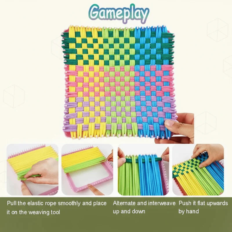 ColorLoop – Sencillo y divertido – Kit de tejido DIY para niños