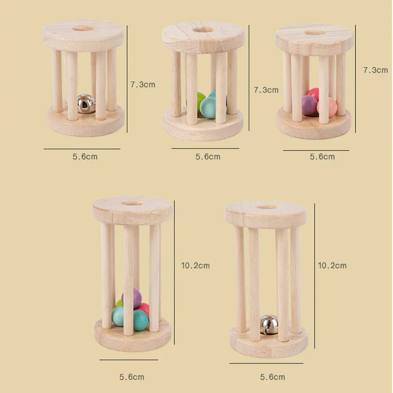 Music Rattle™ – Jaula Merry Roll – Juguetes sonajeros de madera