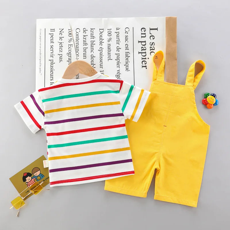 Mini Fashion™ - Style & Dino - Conjunto de peto para niño