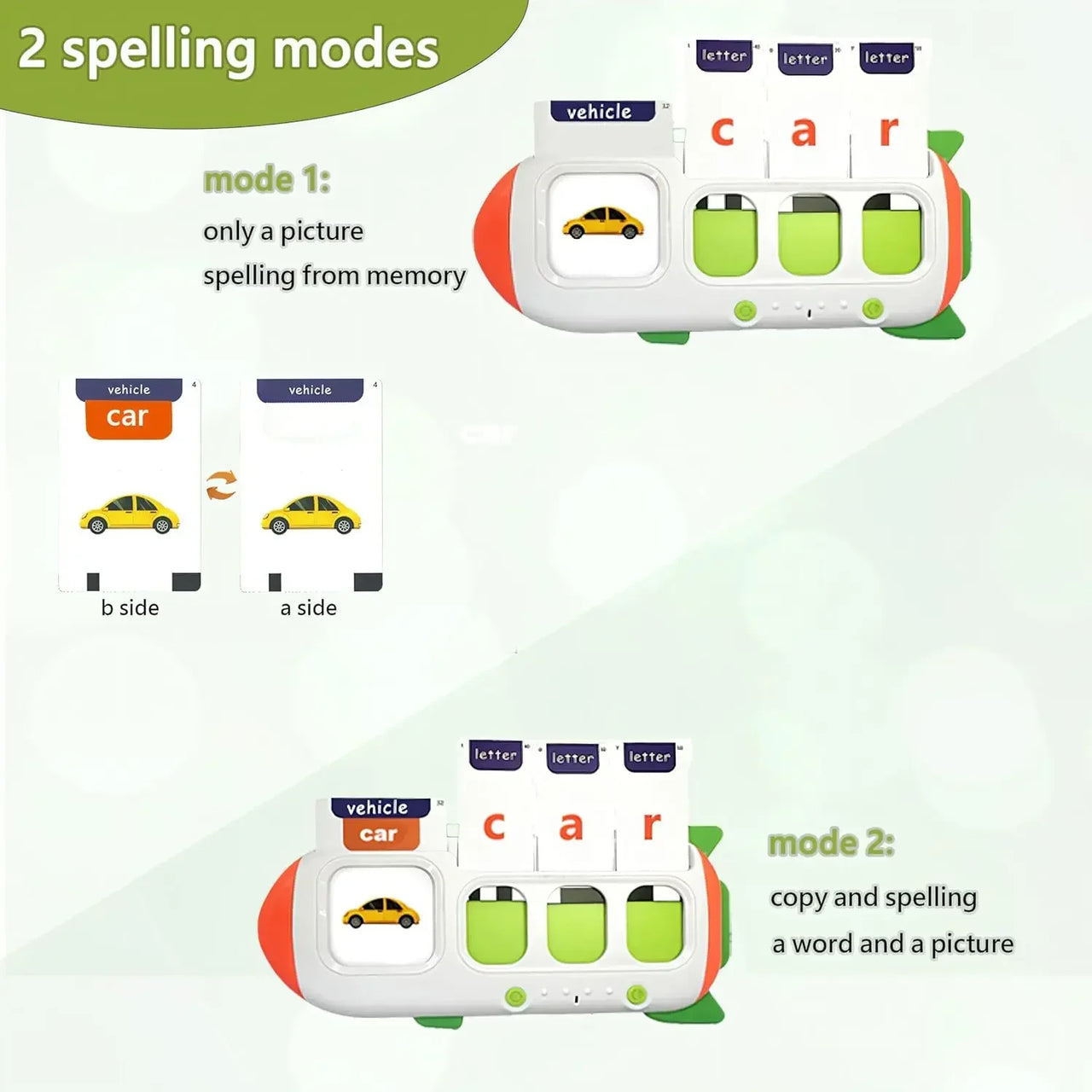 SmartKids – Aprender palabras en inglés – Máquina de tarjetas educativas