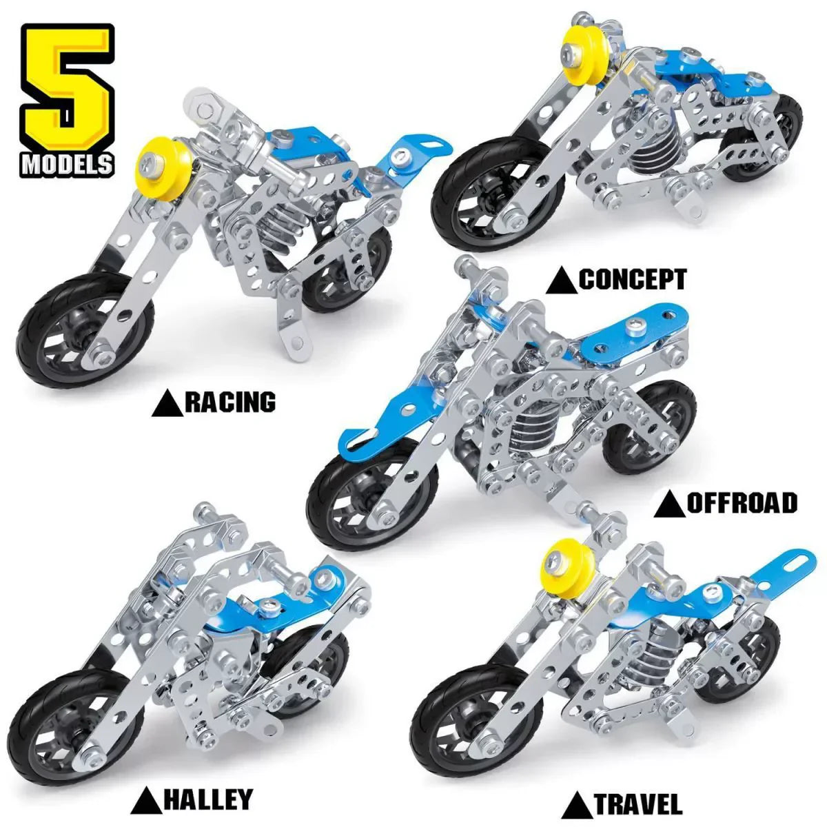 RaceBuilder – Cool & Creativo – Kit de construcción Multi-Shape