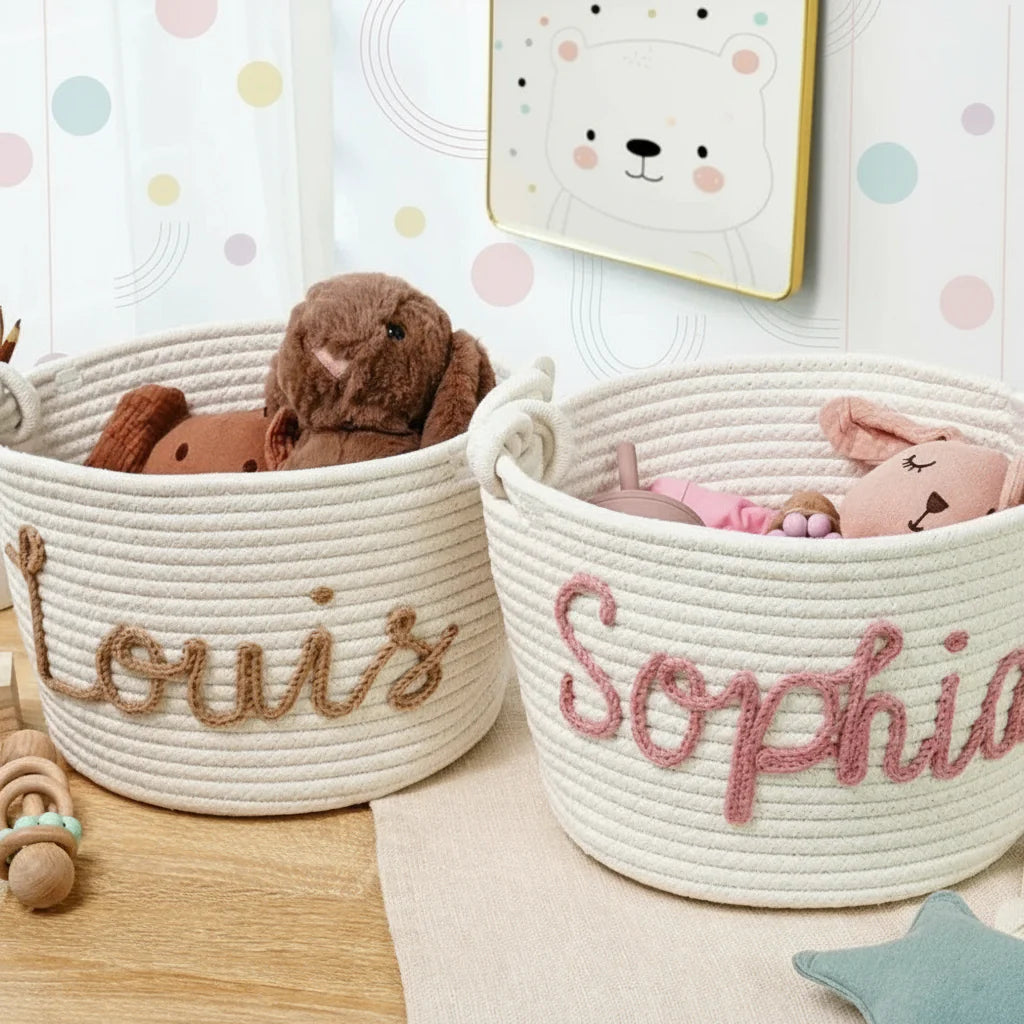 CuddleBasket – Bonito y personalizado: cesto para pañales personalizado