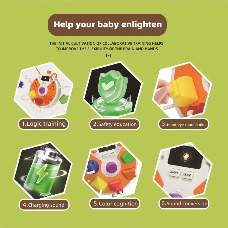 Light Up Busy Board – Motricidad y desarrollo – Tablero de actividades