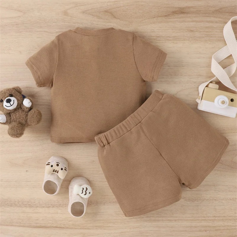 Mini Fashion™ - Lindo diseño de oso - Conjunto de verano - osito