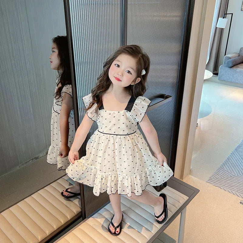 Mini Fashion™ - Merry Wonder - Vestido de verano con corazones