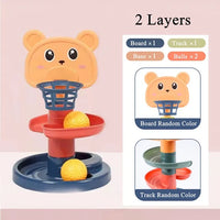 Thumbnail for BambinoBoost™ slide and stacking play set - Tobogán de bolitas