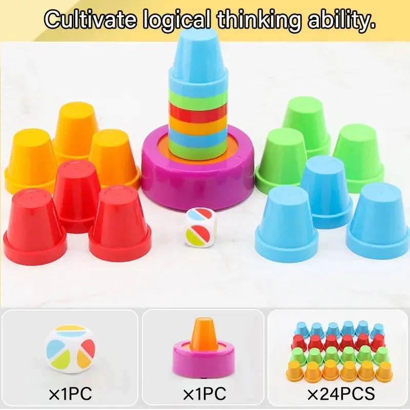 Color Cups™ - Apilado inteligente - Juego de tazas apilables