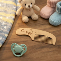 Thumbnail for Personalized Hairbrush – Suave y único: set personalizado de cepillos para el cabello del bebé