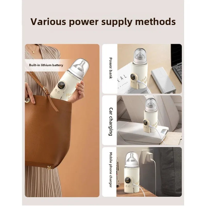SmartBottle - Siempre caliente y preparado - Calentador de leche inalámbrico recargable