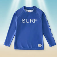 Thumbnail for SunShield – Protectora y flexible: camiseta de surf para niños con manga larga y UPF 50+.