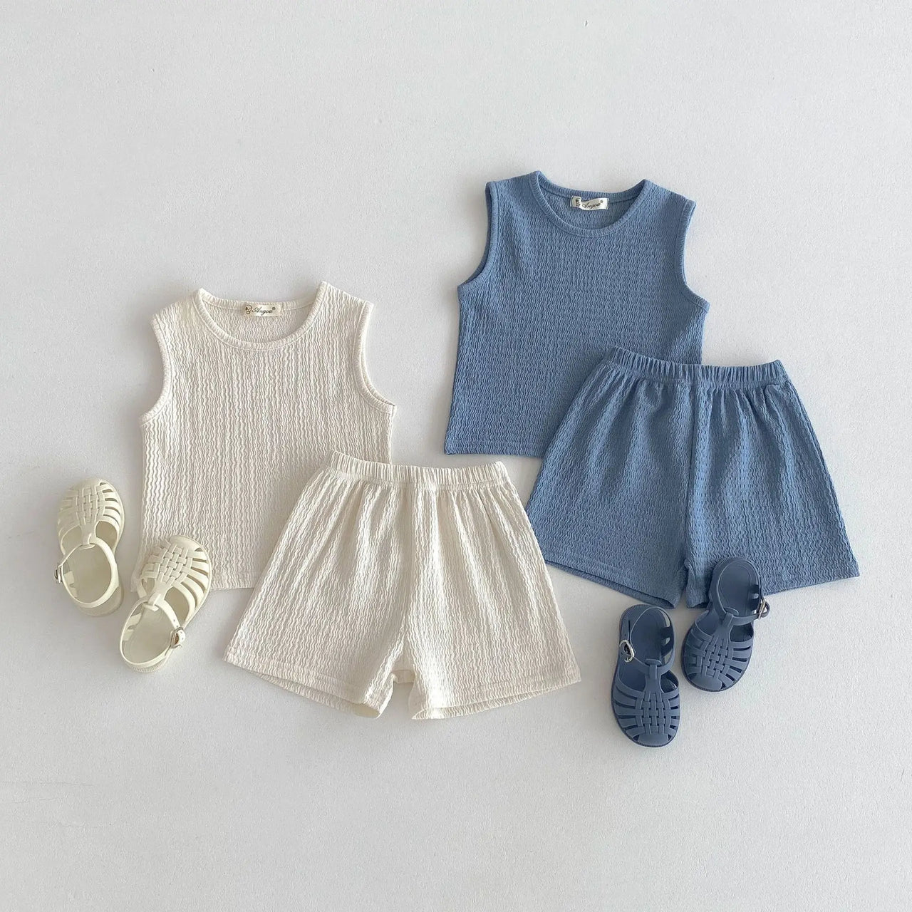 Mini Fashion™ - Libre y ligero - Conjunto de vestido de algodón