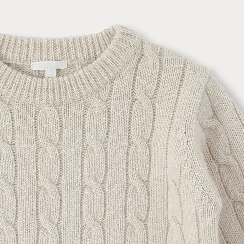 CozyWool – Cálido y confortable - Jersey infantil de fina mezcla de lana