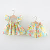 Mini Fashion™ - Flor de verano Chic - Vestido de verano estampado Peonía