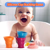 Rainbow Stacker Cups™ - Rainbow Stacking Fun - Vasos apilables arcoíris