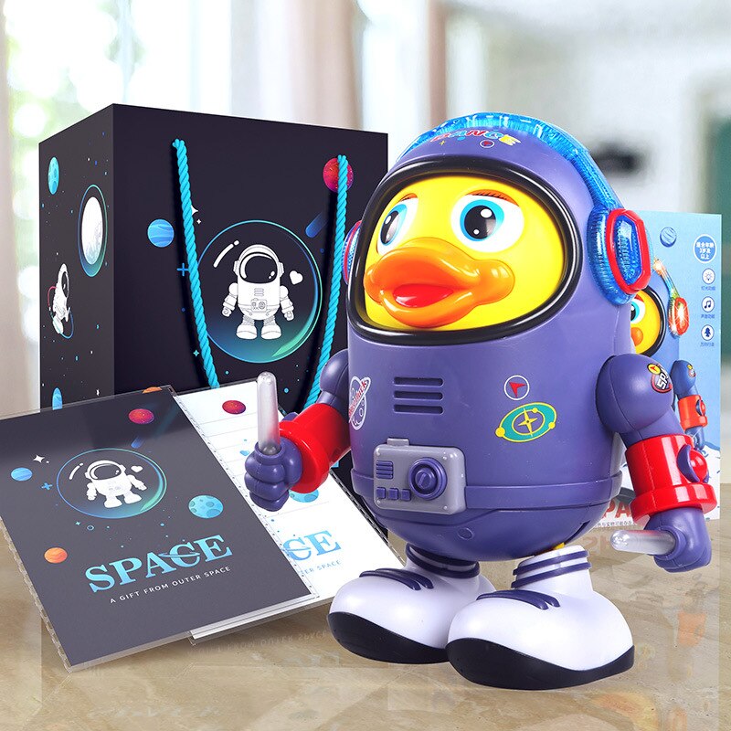 Dancing Space Duck™ - Baila con un lindo pato - Juguete de Pato Bailarín