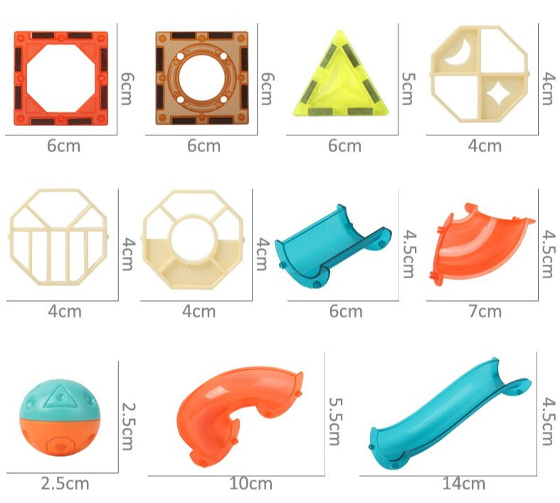 DIY Magnetic Marble Track™ - Diversión técnica - Rueda de canicas magnética