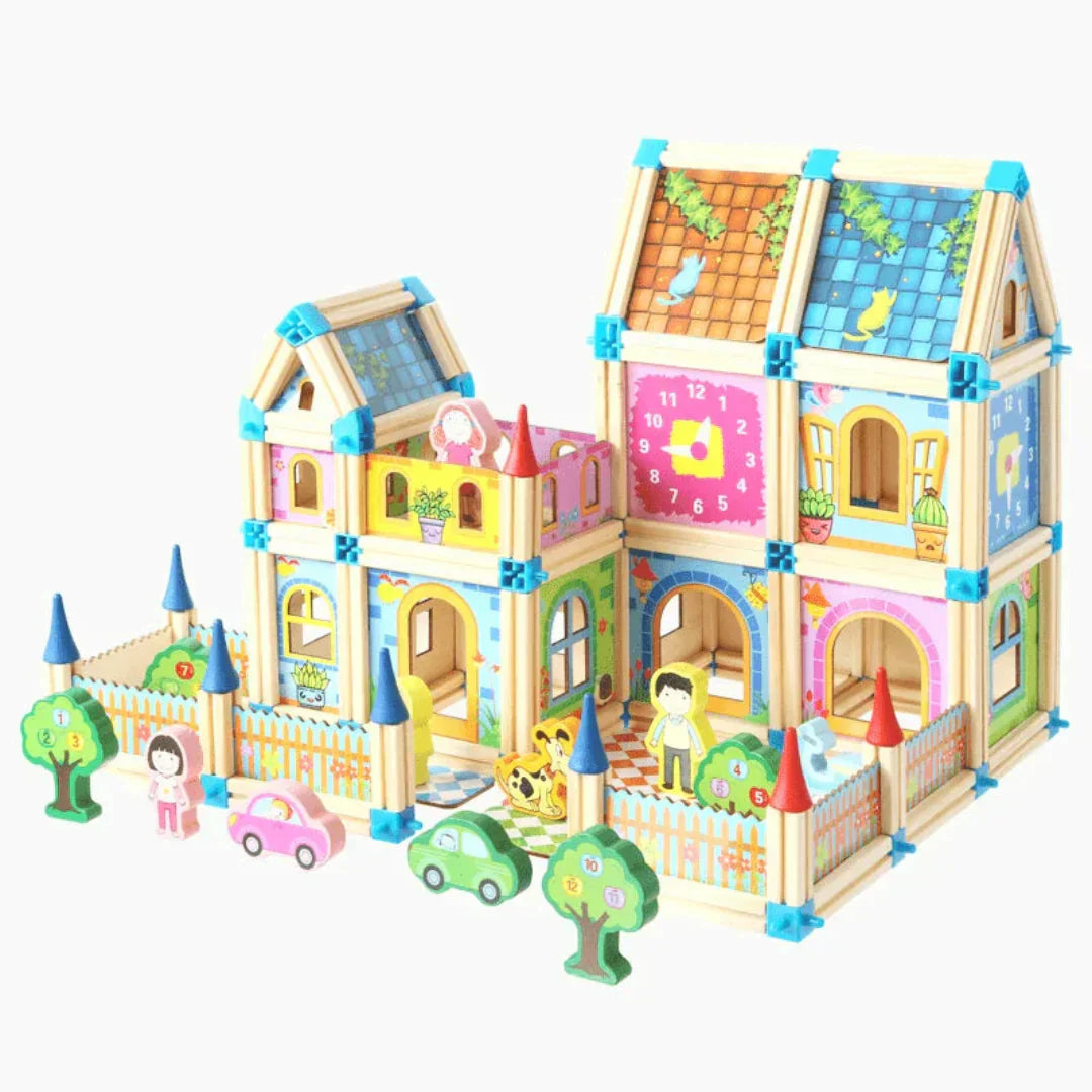 Woods – Sostenible y creativo: juego de construcción de madera para niños