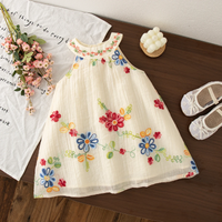 Thumbnail for MiniFlora – Ligero y encantador: vestido bordado para niñas pequeñas