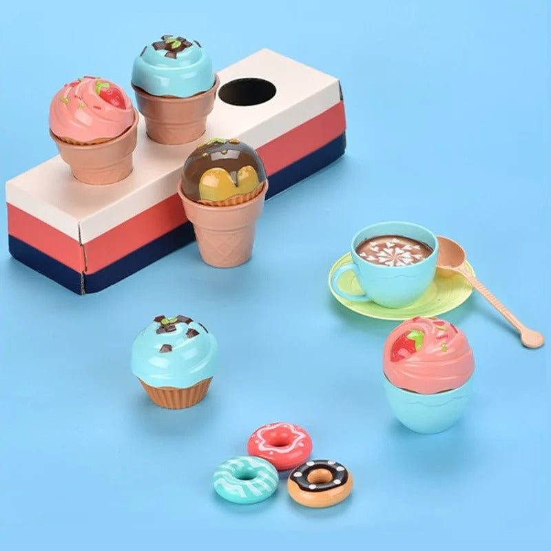 Ice Cream Maker Set™ - Pequeños Maestros Heladeros - Set para fabricar helados