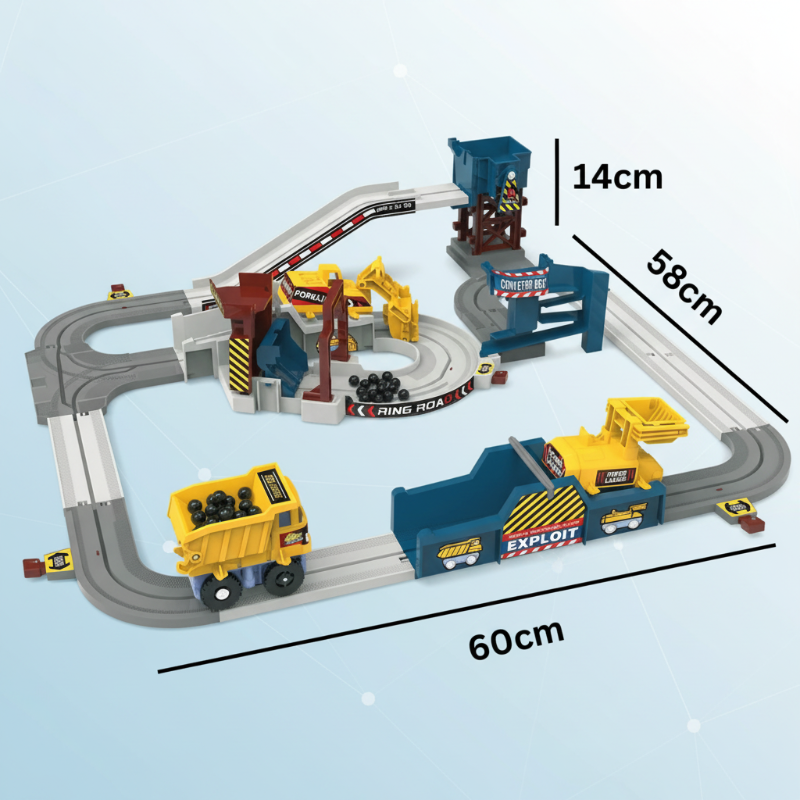 WorkZone – Imaginativo y divertido – Set de construcción eléctrica Race