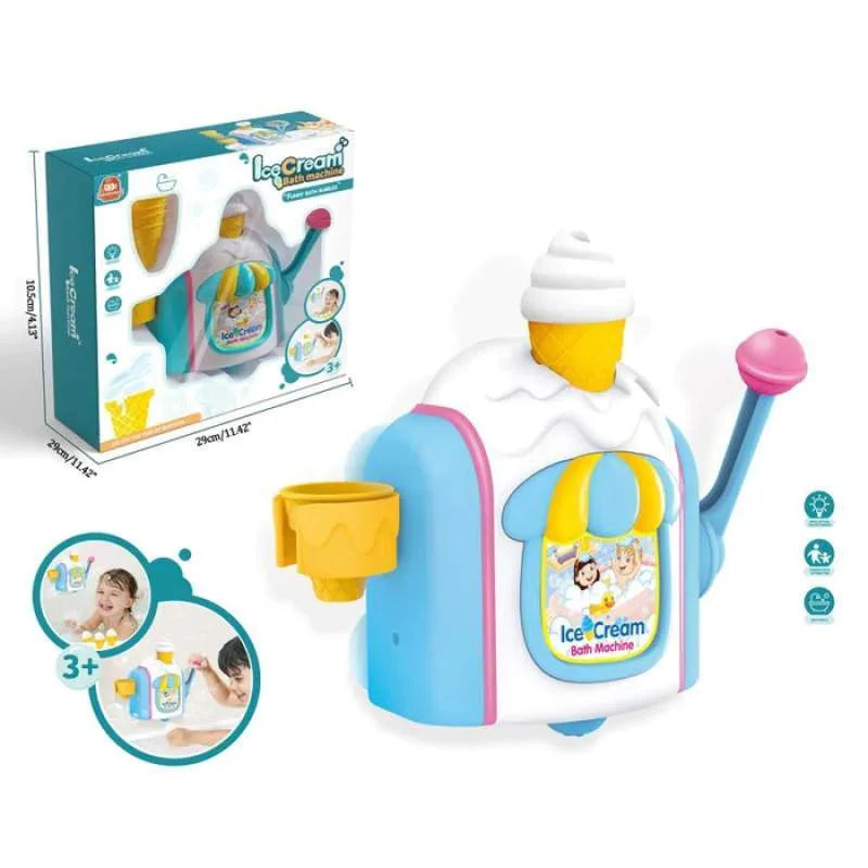 Ice Cream Bath Toy™ - Móviles de espuma - Bañarse con una bomba de jabón