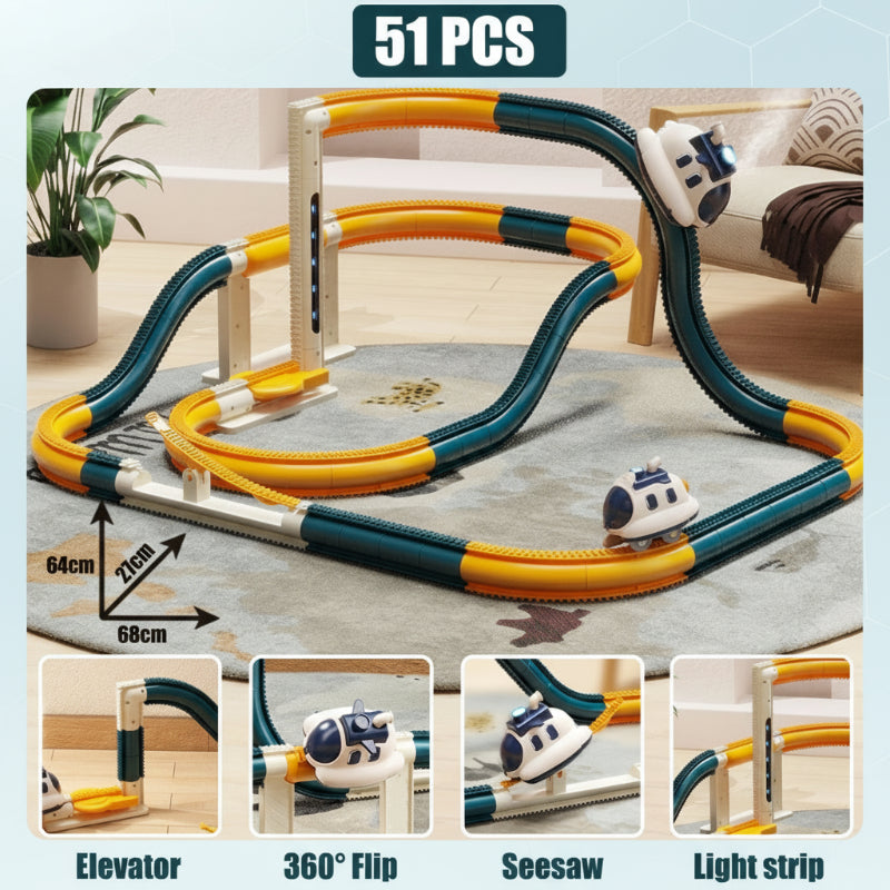 SteamTrack – Interactivo y genial: circuito de tren de vapor de 360°