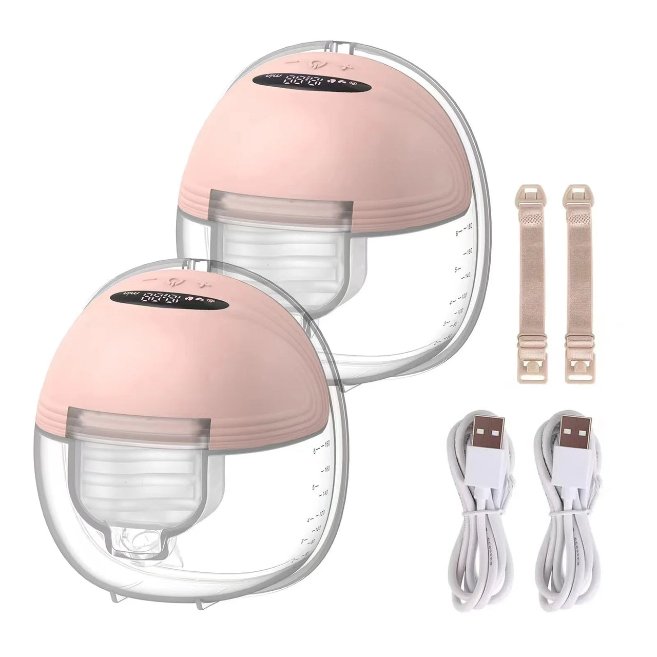 MammaEase – Silencioso y seguro - Extractor de leche manos libres