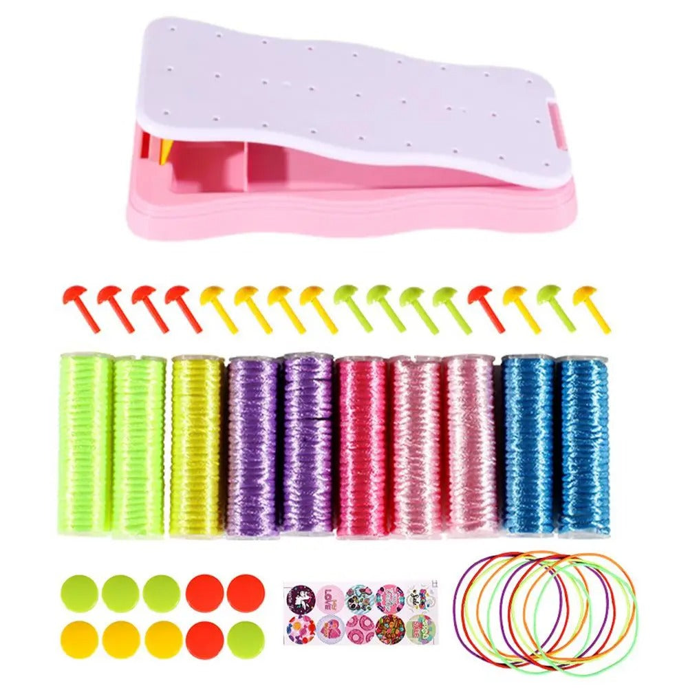 Craft Kids – Creatividad y aprendizaje: juego de pulseras de punto para niños