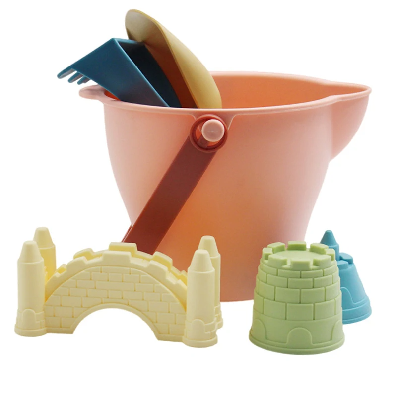 Beach Bucket Set™ – Juego sensorial de verano – Cubo de playa con accesorios