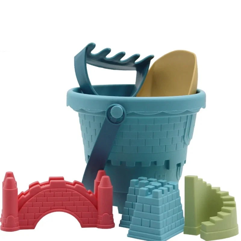 Beach Bucket Set™ – Juego sensorial de verano – Cubo de playa con accesorios