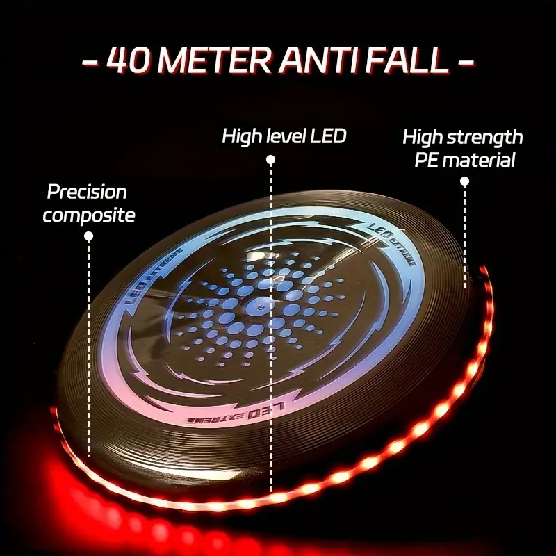 NightFly – Luminoso y resistente – Frisbee LED