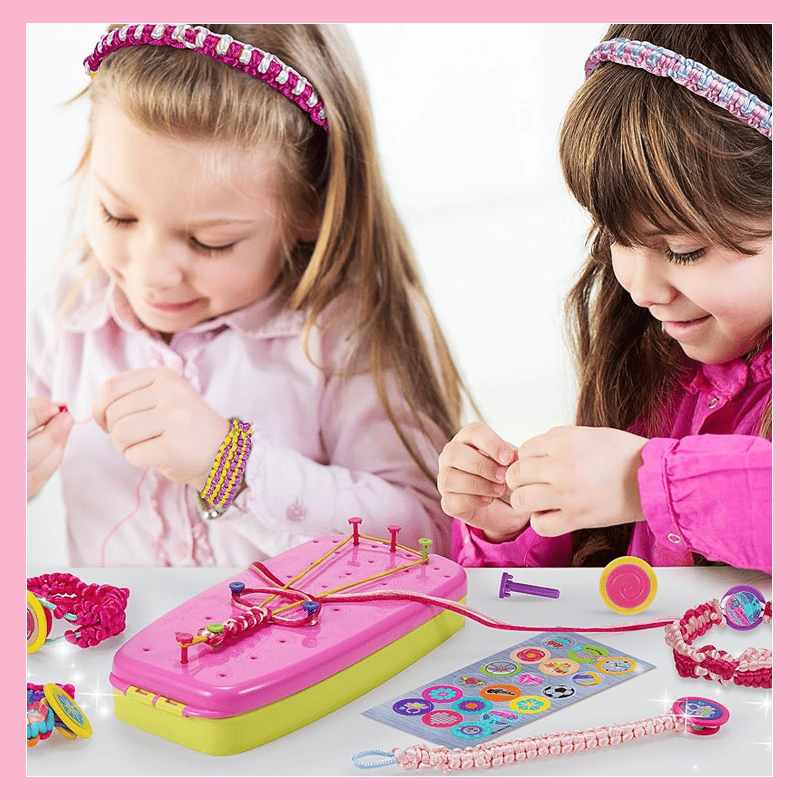 Craft Kids – Creatividad y aprendizaje: juego de pulseras de punto para niños