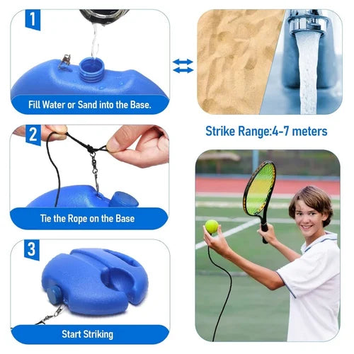 SoloServe – Independiente y divertido – Sistema de entrenamiento de tenis al aire libre