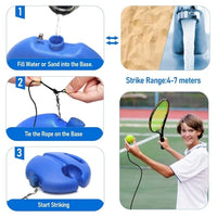 Thumbnail for SoloServe – Independiente y divertido – Sistema de entrenamiento de tenis al aire libre