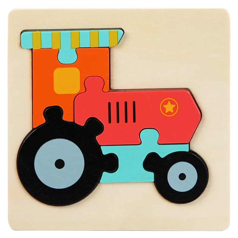 3D Wooden Puzzle™ - Aventura lúdica con animales - Rompecabezas de madera 3D