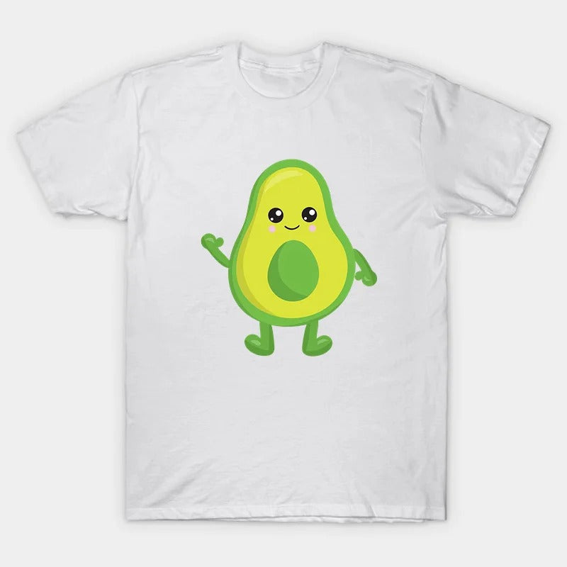 Mini Fashion™ - En familia - Camiseta aguacate blanca