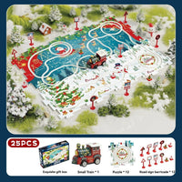 Thumbnail for DIY Xmas Train Track™ - Construye tu propio país de las maravillas navideñas - Puzzle Tren de Navidad