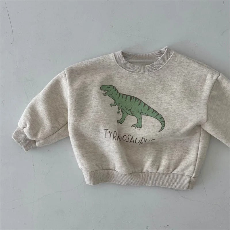 Mini Fashion™ - Bonito estampado de dinosaurios - Suéter con dinosaurio