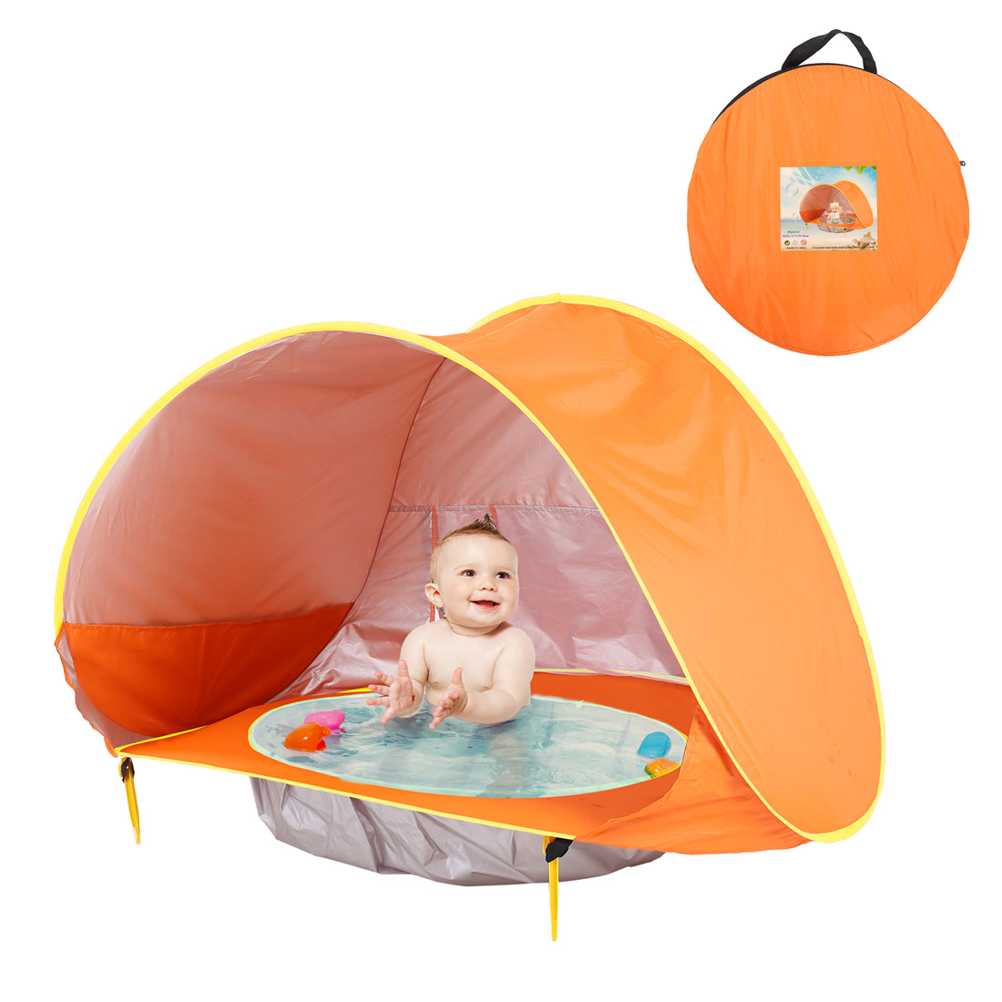 BabyShade™ | Carpa UV para días soleados - Parasol desplegable