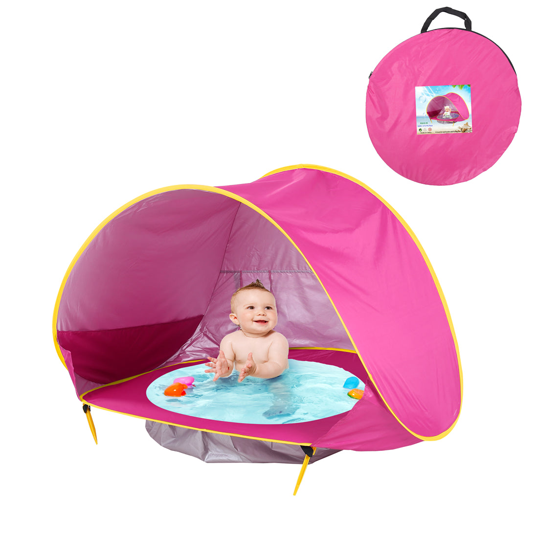 BabyShade™ | Carpa UV para días soleados - Parasol desplegable